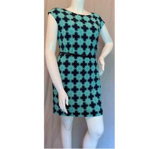 Banana Republic Mosaic Print Casual Dress  LP